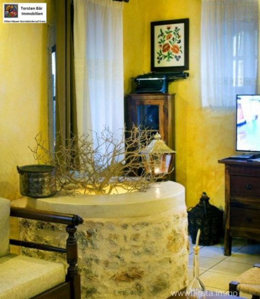 Samonas Kreta, Samonas Steinvilla "grüne Villa" 96,41qm Wfl. Pool Meerblick Haus kaufen